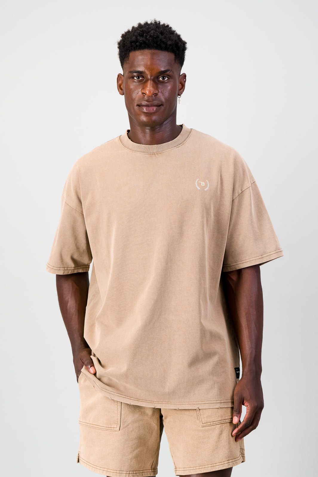 Burnt Studios | Ultra Heavy Oversized Tee - Brown