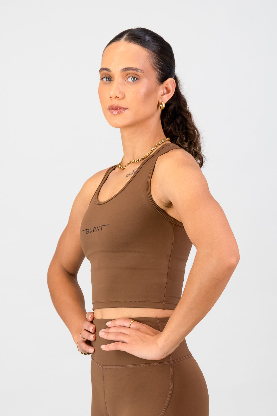Burnt Studios | Apex Supportive Tank - Clay