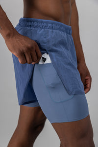 Glide 2-in-1 Run Short - Dusk