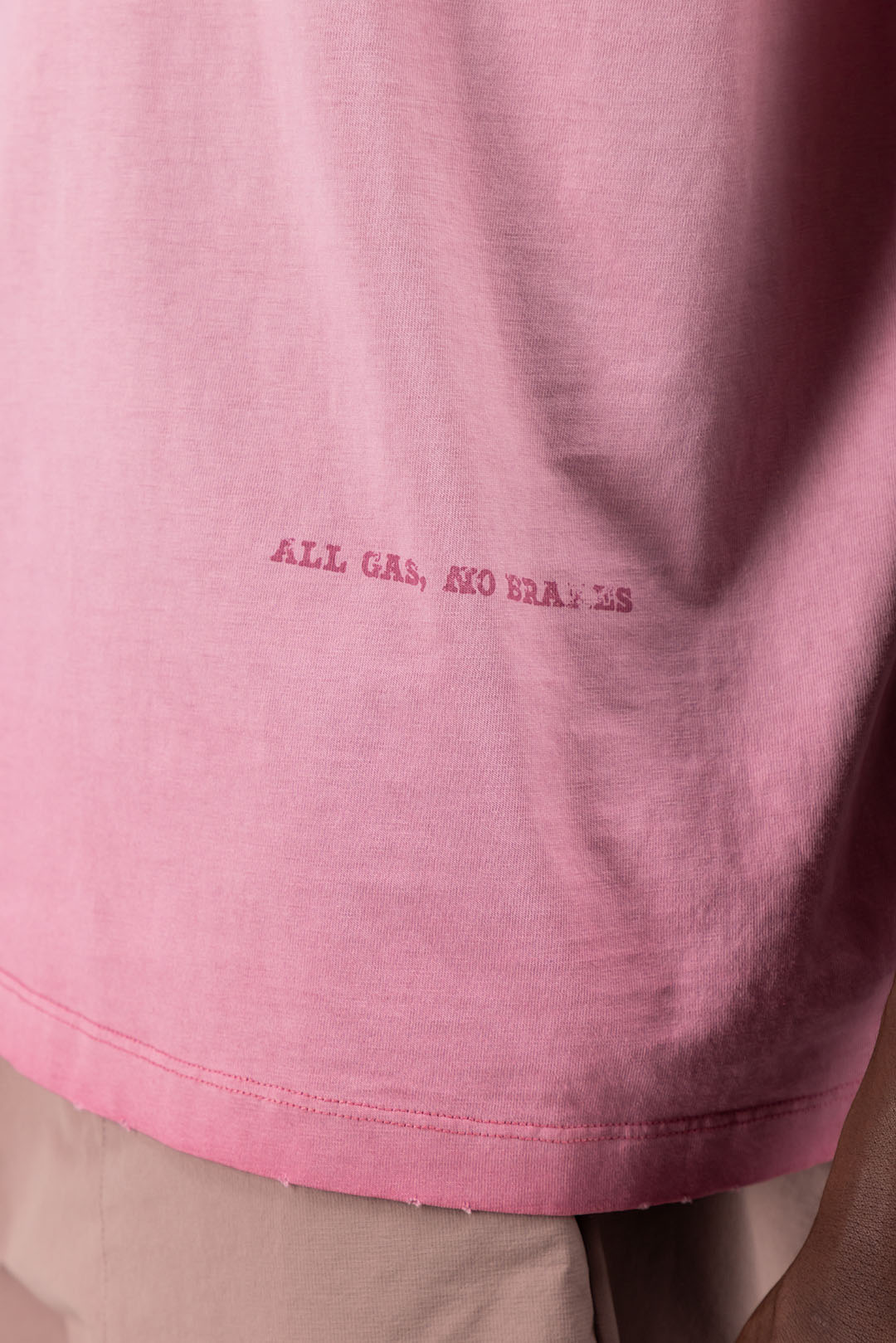 Faded Boxed Tee - Clay