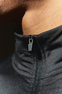Carbon 1/4 Zip - Black
