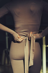 Mirage Wrap Top - Mauve
