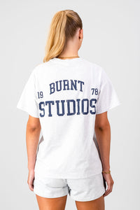 Academy Oversized Tee - Grey Melange