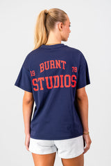 Academy Oversized Tee - Navy