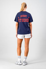 Academy Oversized Tee - Navy