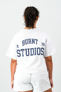 Academy Oversized Tee - Grey Melange