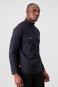 Fundamental 1/4 Zip - Black