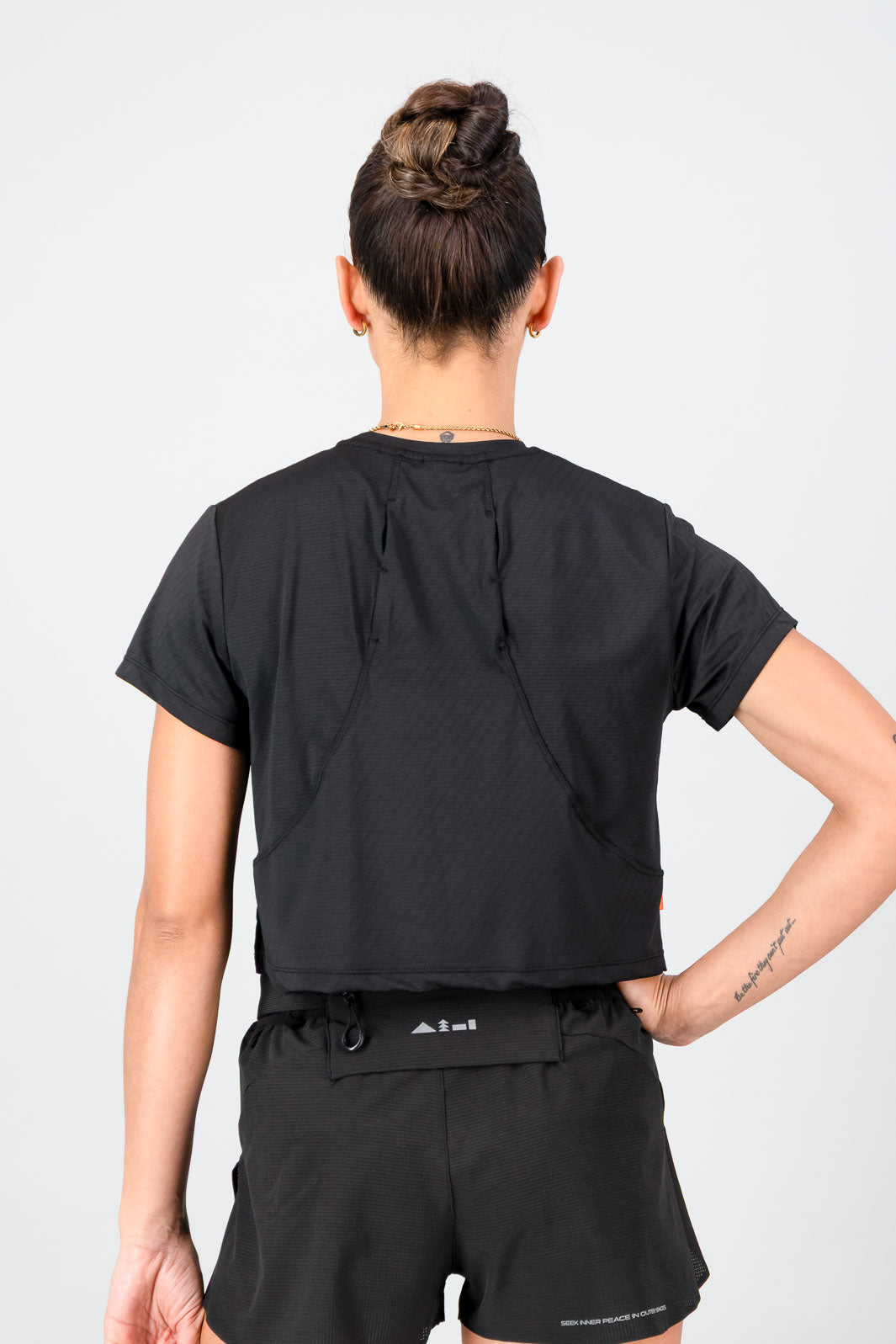 Women's Peak Active Tee - Black