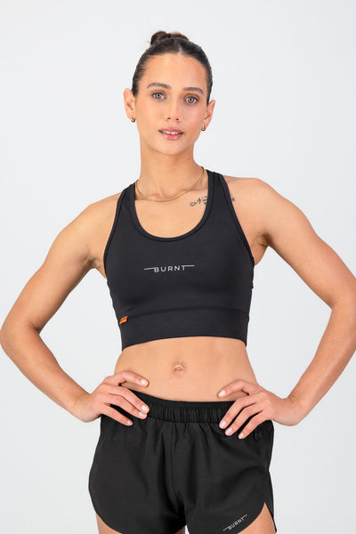 Burnt Studios | Momentum Sports Bra - Black