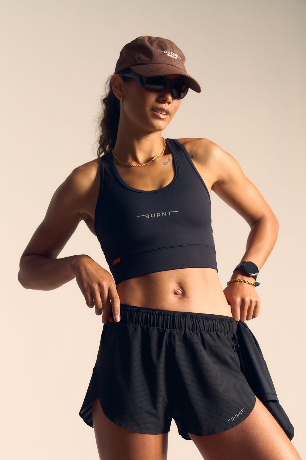 Burnt Studios | Momentum Sports Bra - Black