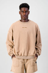 Ultra Heavy Crew Top - Brown