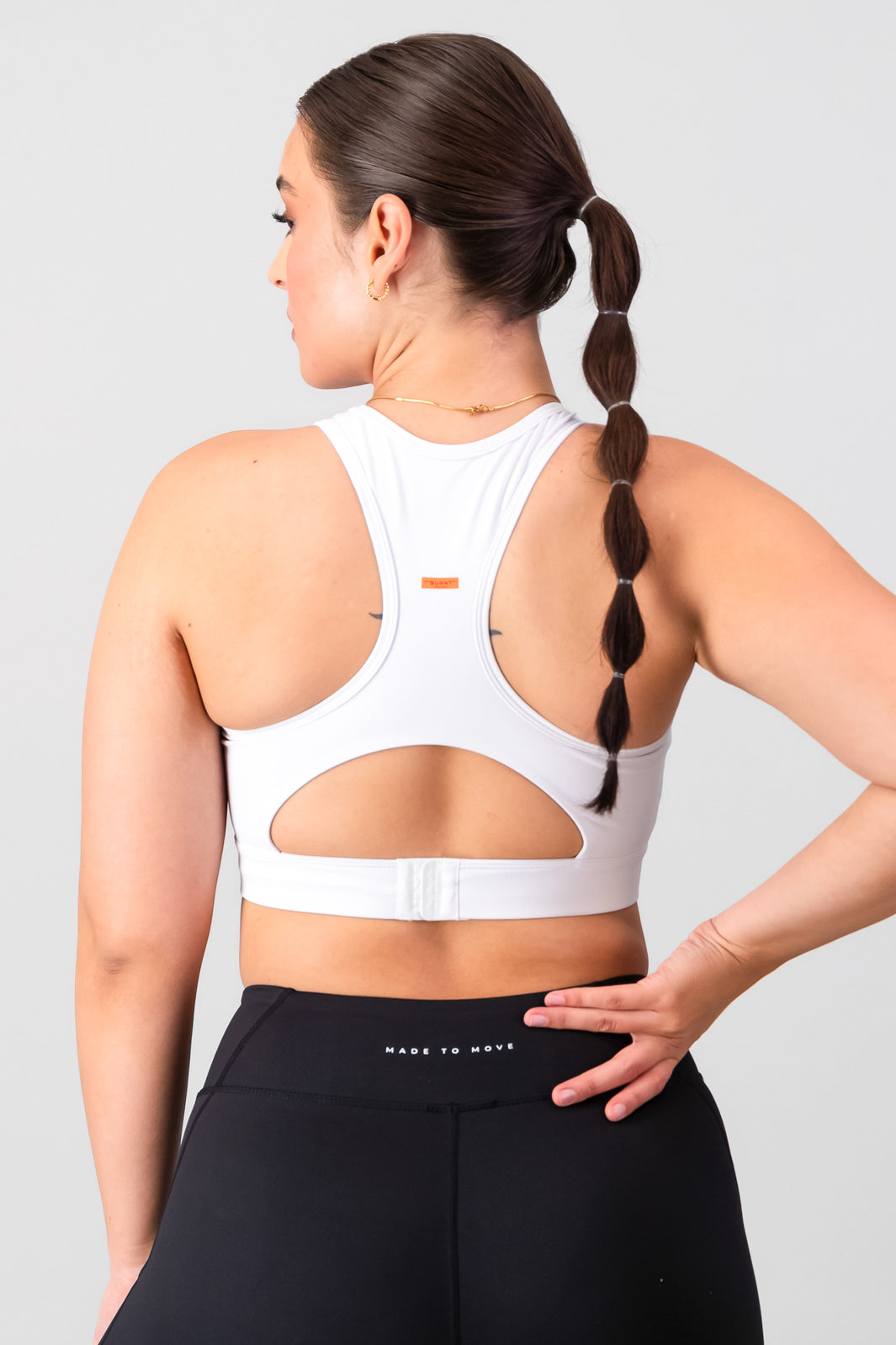 Essential Energy Bra - White