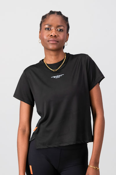 MOVEMENT LIFESTYLE Tシャツ ブラック BURNT-STUDIOS-ACTIVEWEAR-