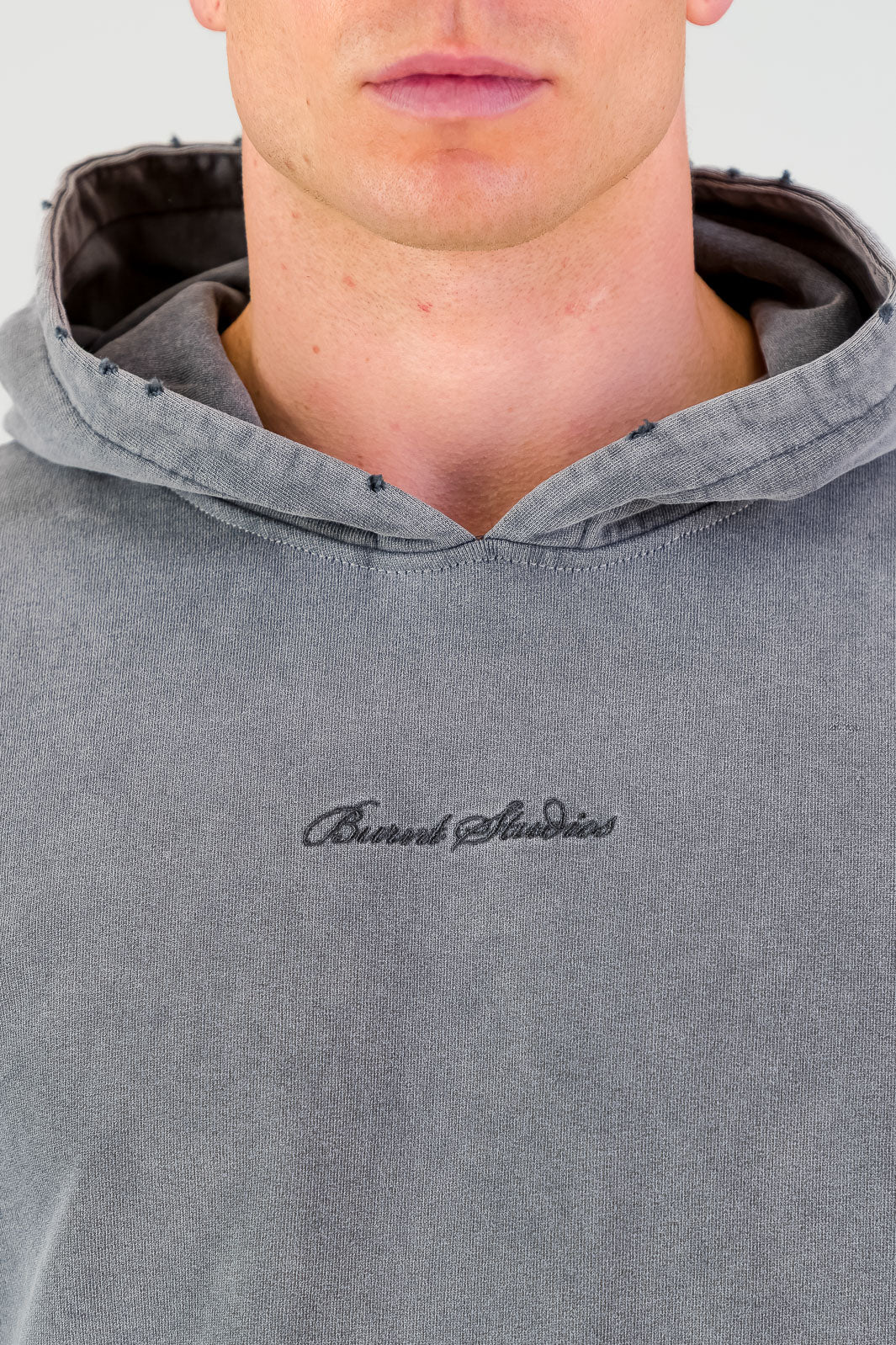 Burnt Studios | Ultra Heavy Hoodie - Light Grey