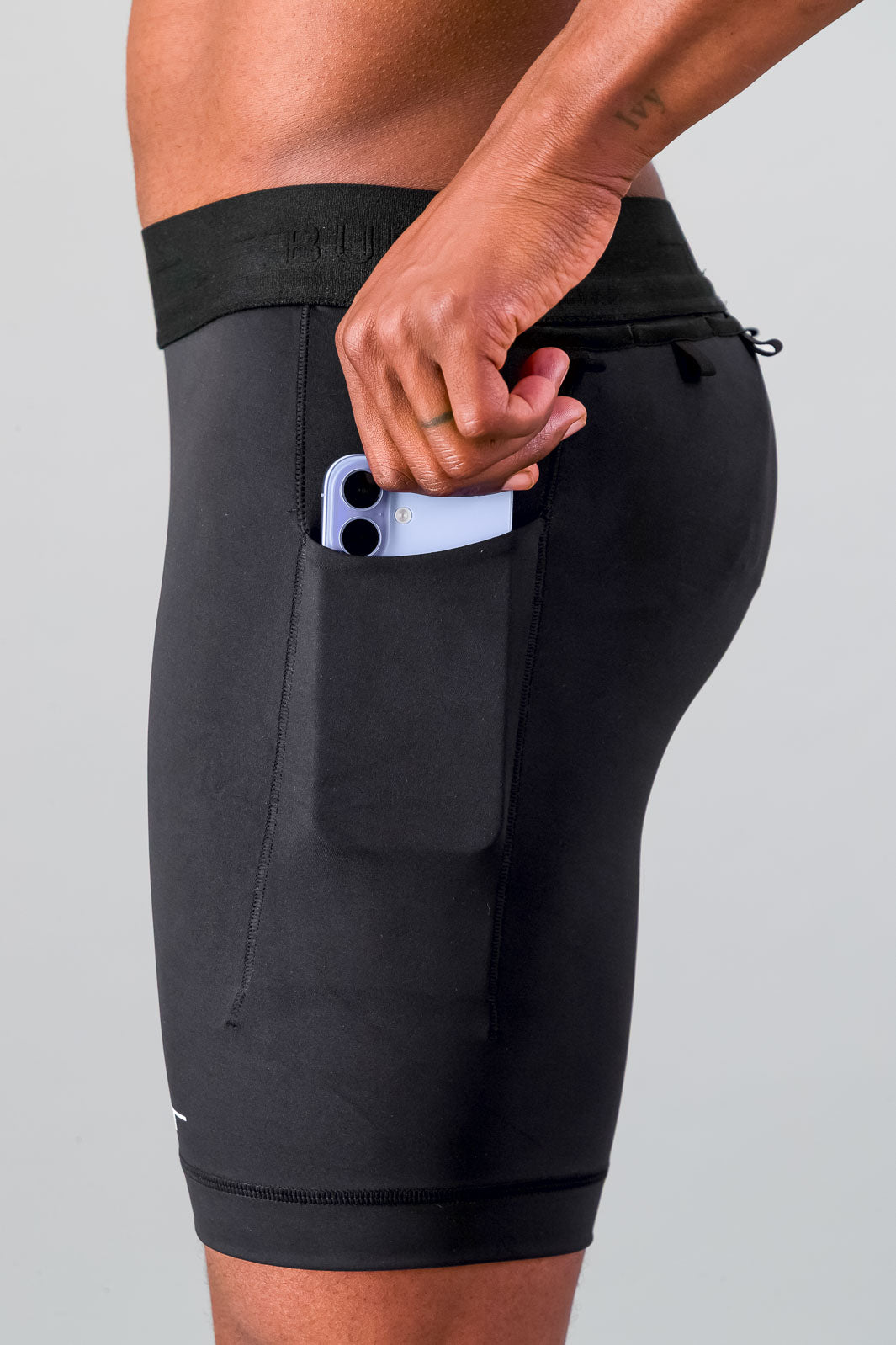 Burnt Studios | TrackPro Men's Half Tights - Reflective