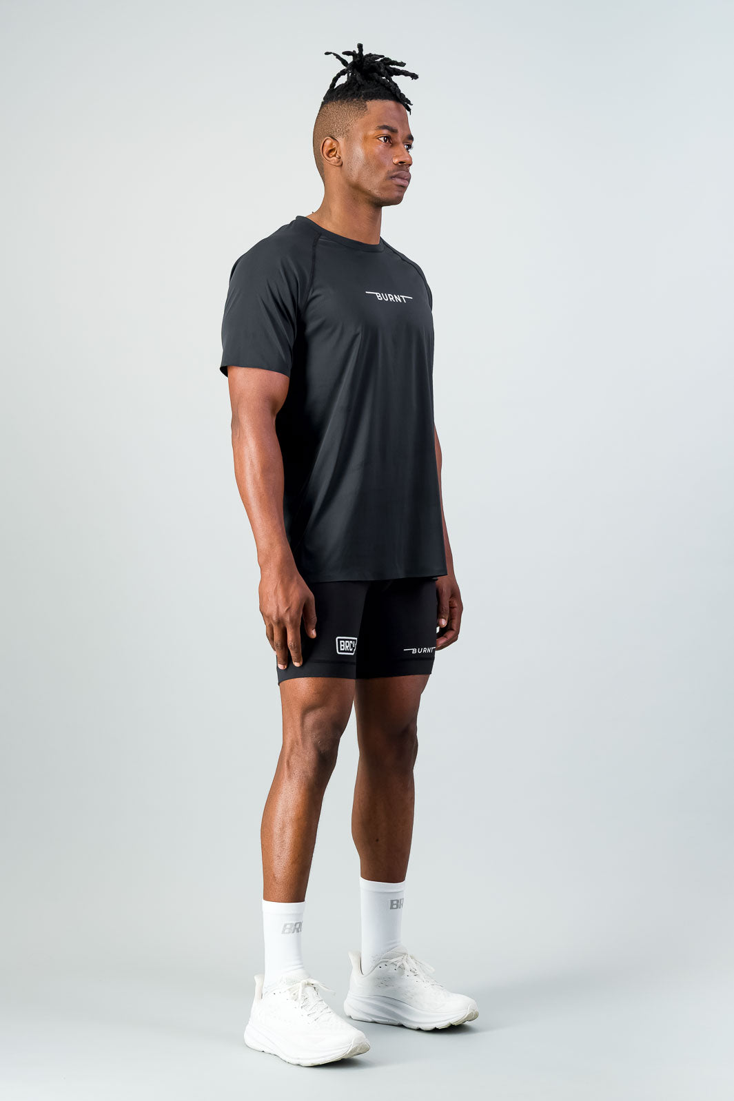 Burnt Studios | TrackPro Men's Half Tights - Reflective