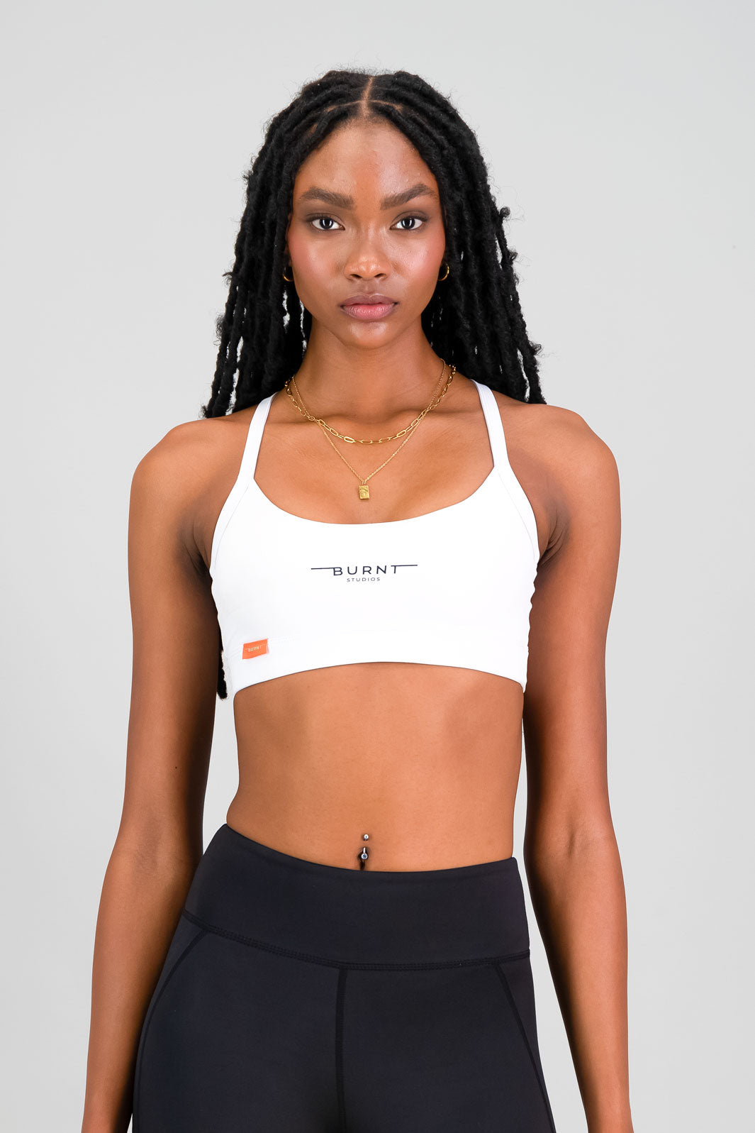 The Cali Sports Bra - White