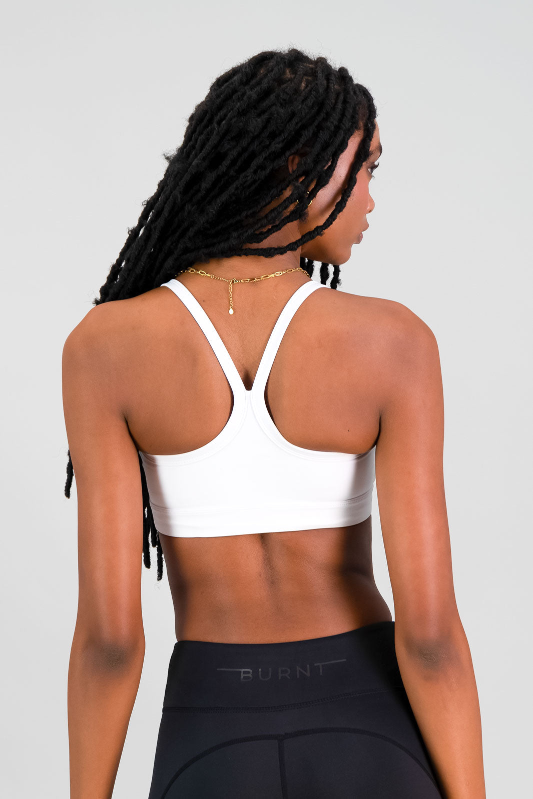 The Cali Sports Bra - White