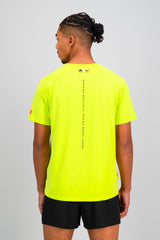 Summit Men's Run Tee - Lime