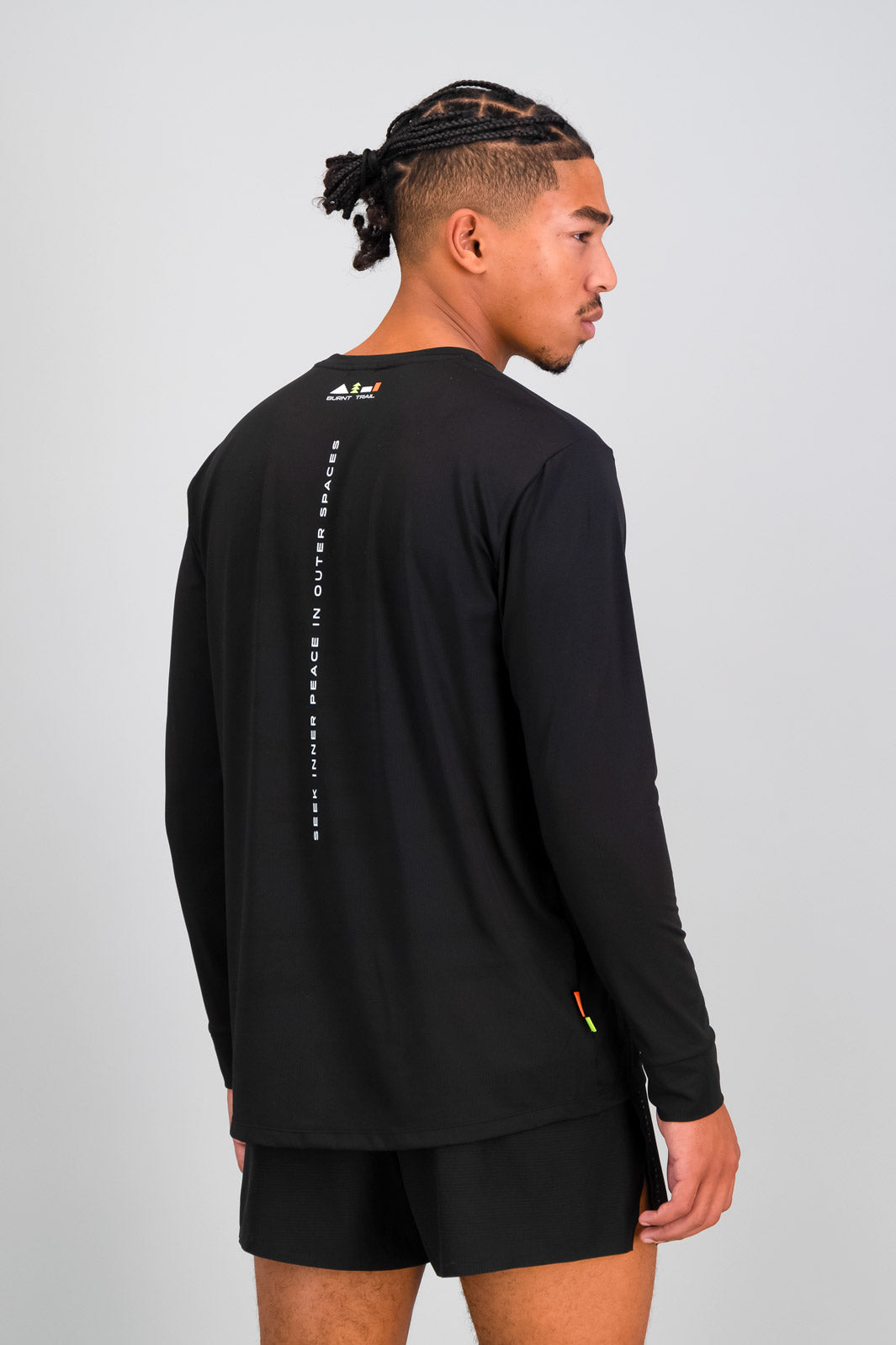 Vert Mens Run Long Sleeve - Black