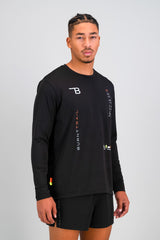 Vert Mens Run Long Sleeve - Black