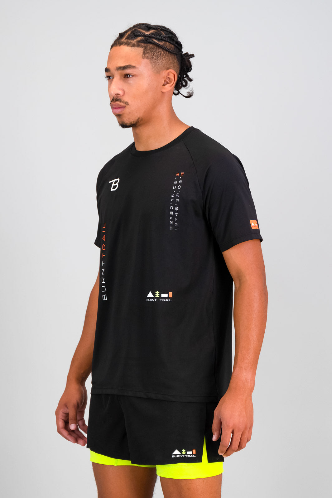 Summit Men's Run Tee - Black