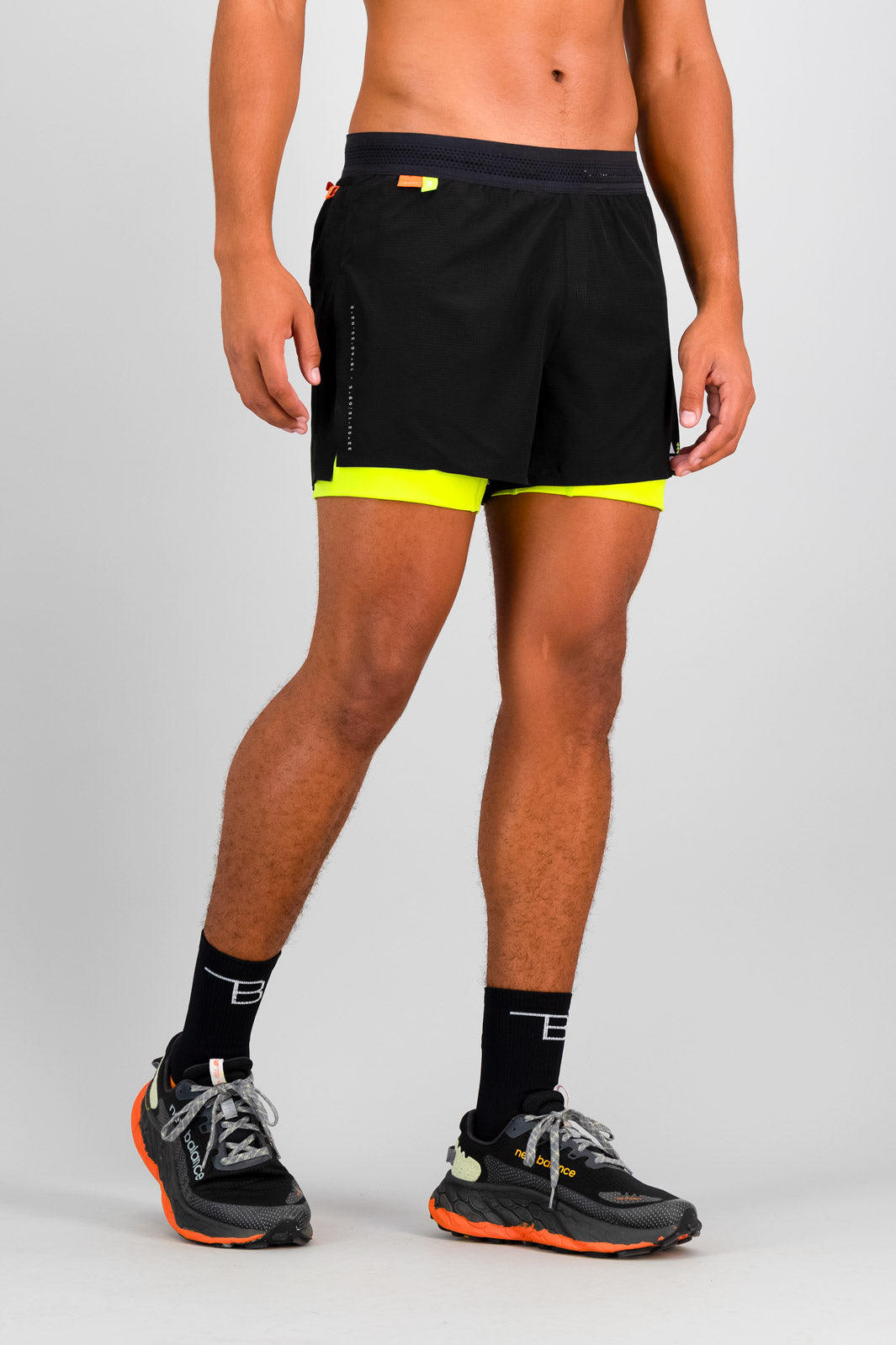 Burnt Pro Trail Elevate Mens Run 2 in 1 Short