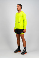 Vert Men's Run Long Sleeve - Lime