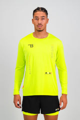 Vert Men's Run Long Sleeve - Lime