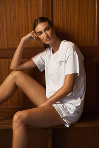 Academy Oversized Tee - Grey Melange