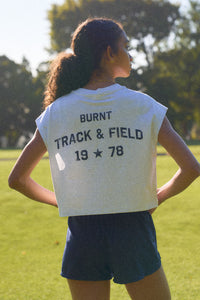 Varsity Tank - Grey Melange
