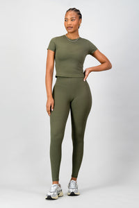 Dynamic Legging - Olive