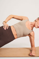 Aria Supportive Tank - Cashew