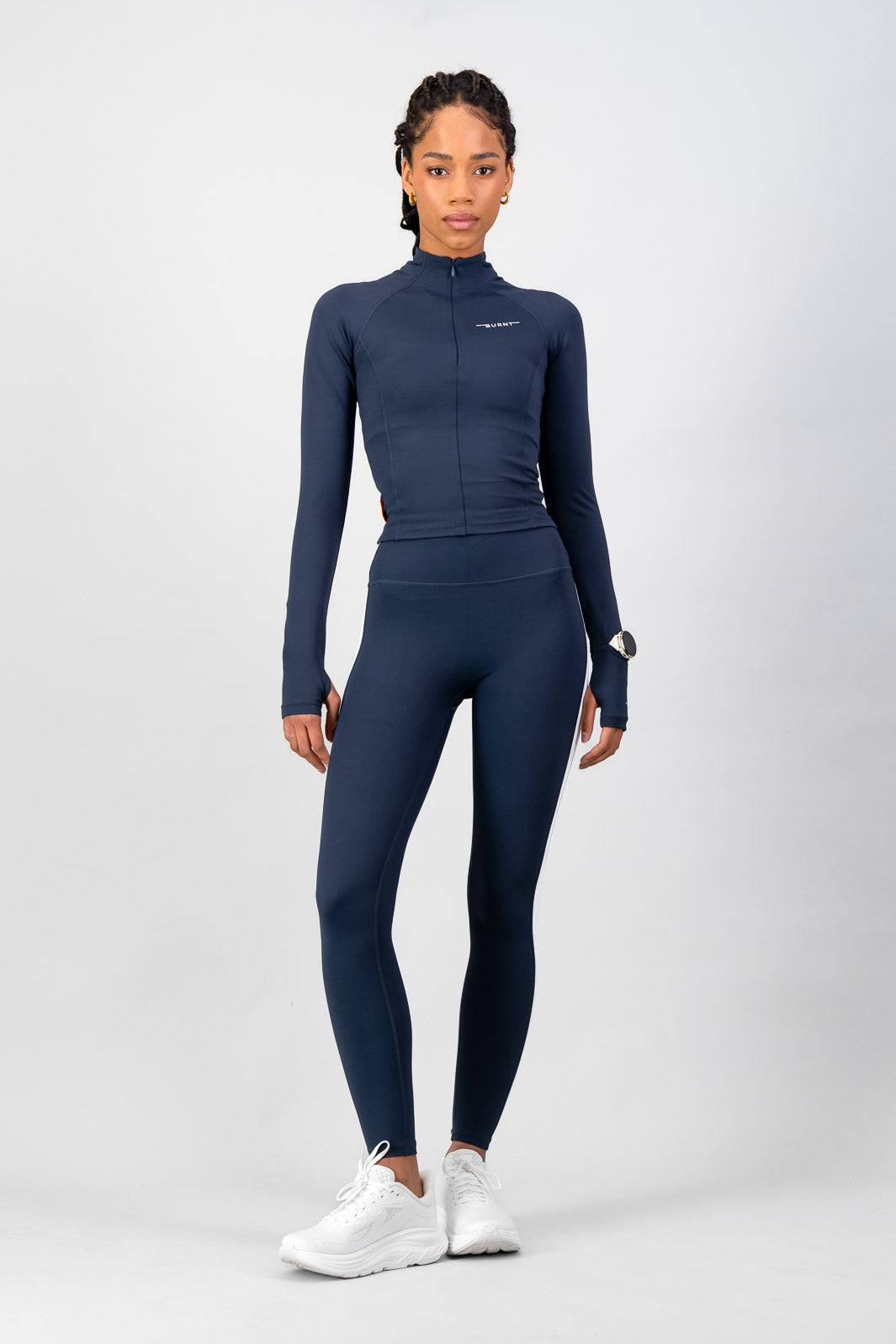 Burnt Studios | Essential Tempo 1/4 Zip - Ash