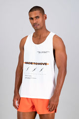 SpeedMesh™ Men's Pro Tank - White