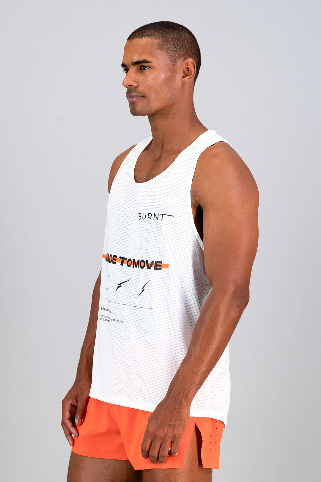 SpeedMesh™ Men's Pro Tank - White