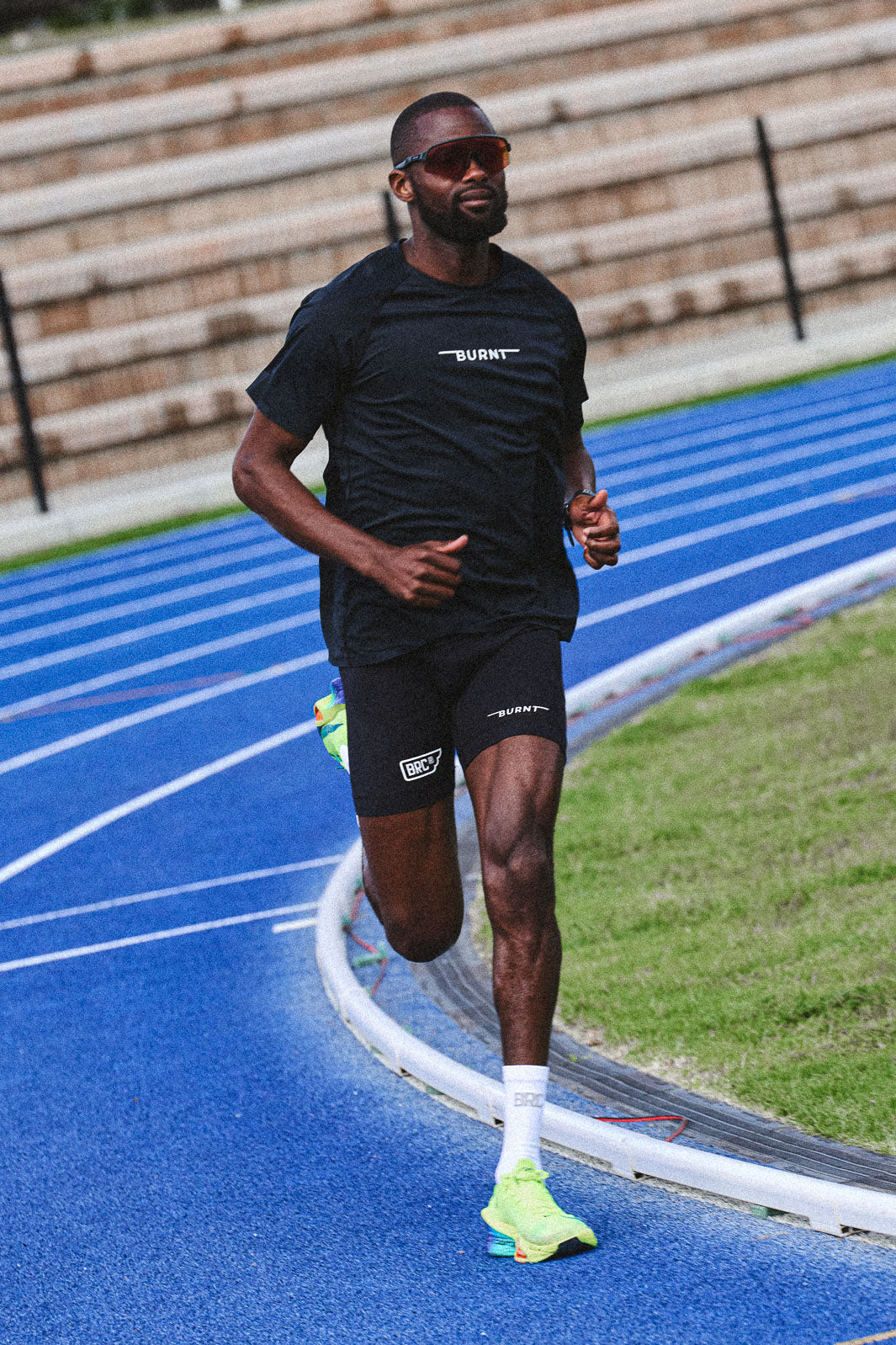 Burnt Studios | TrackPro Men's Half Tights - Reflective