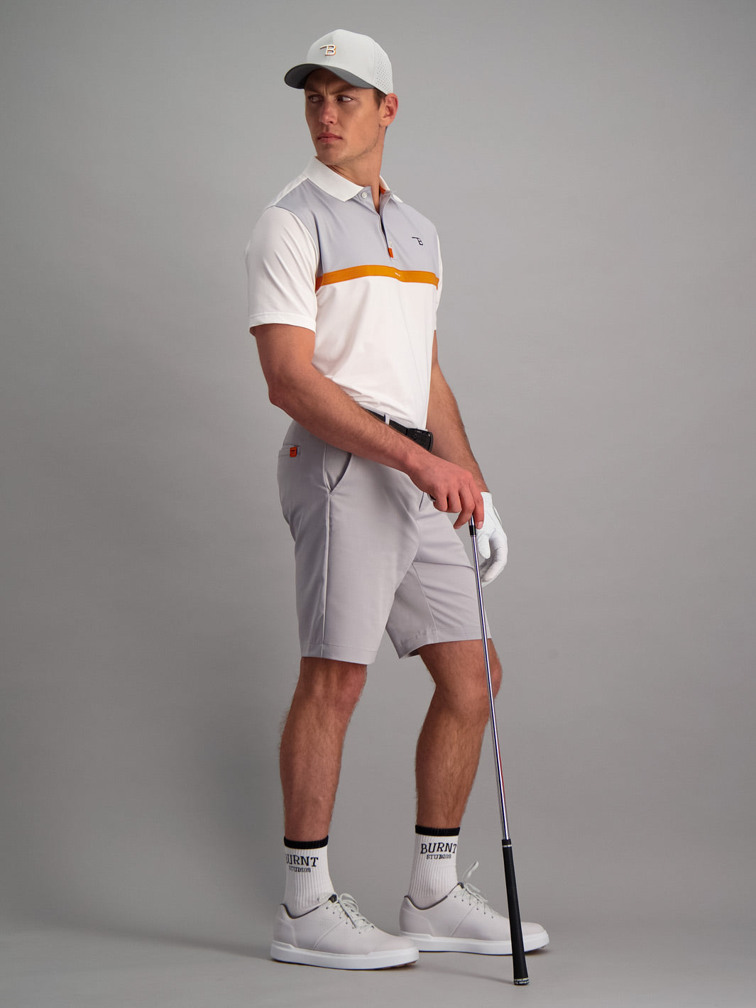 Mens short sale golf shorts