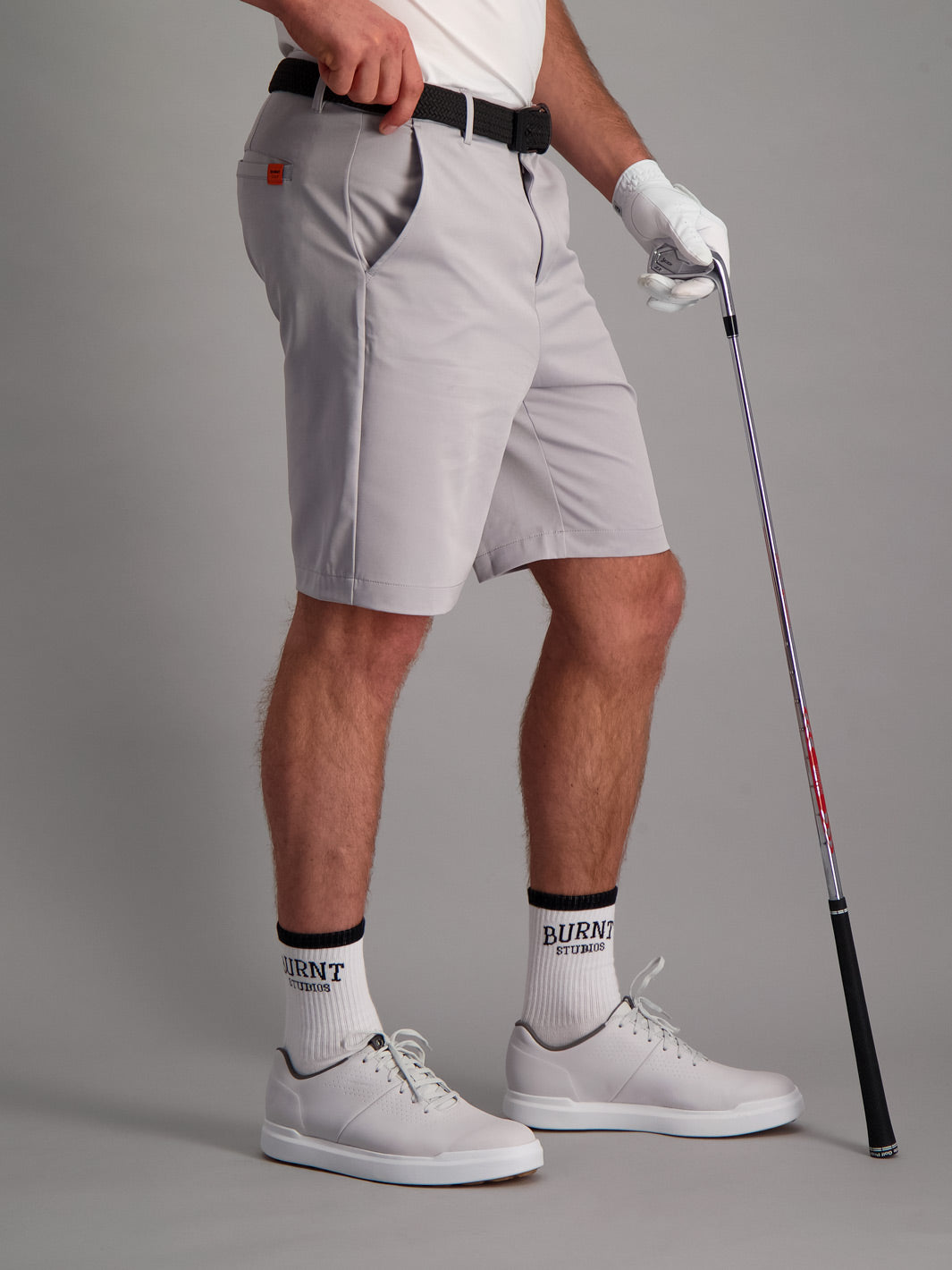 Mens Golf Shorts - Grey