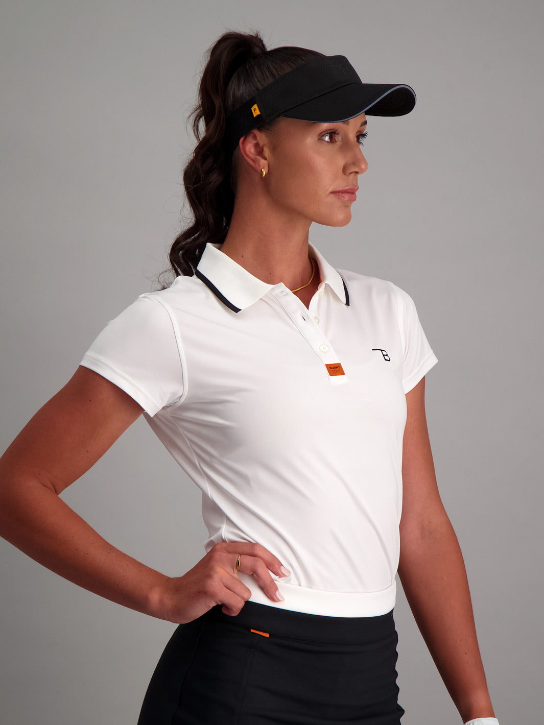 Womens Golf Polo - White