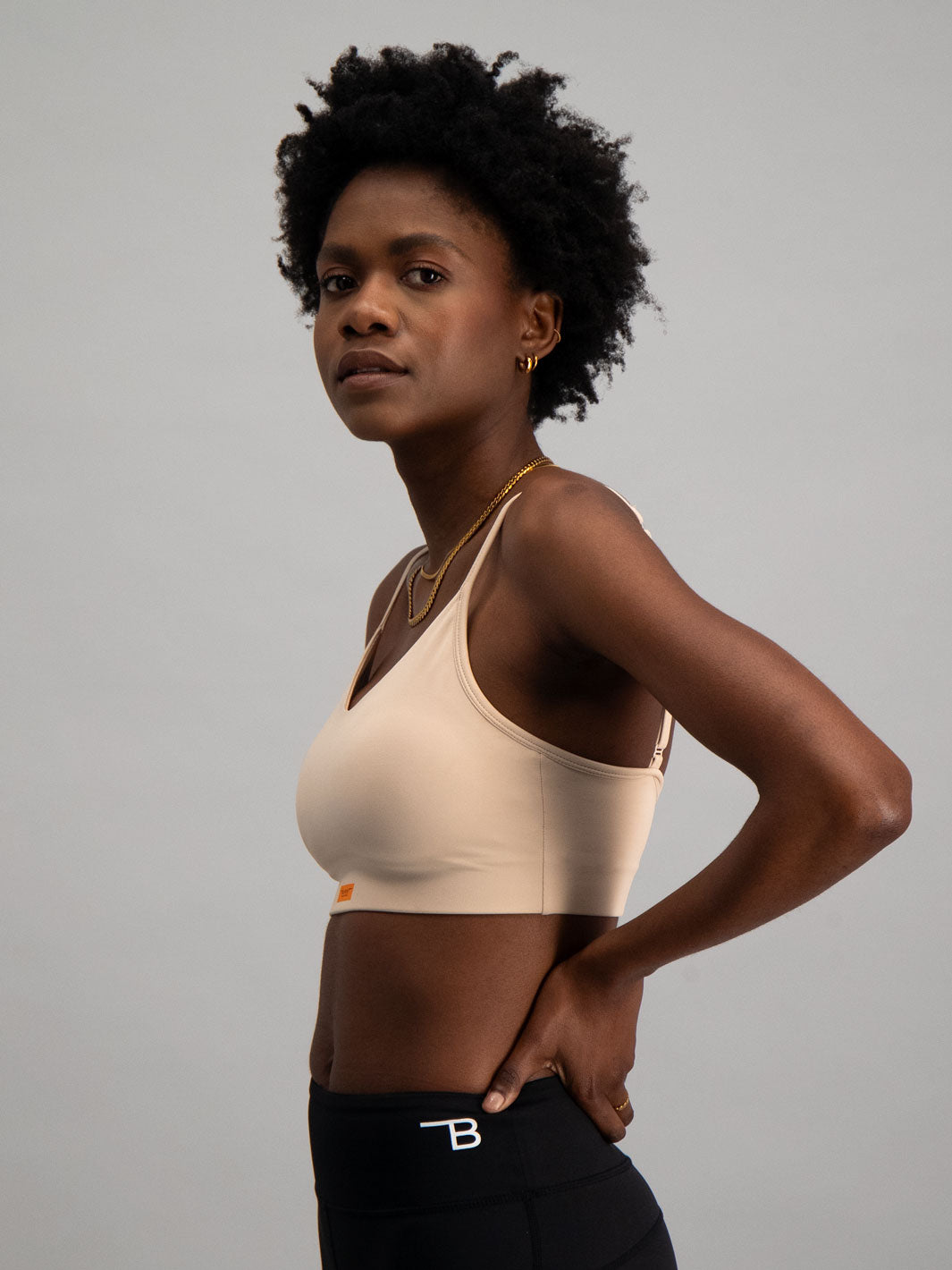 Savanna Sports Bra - Beige