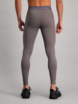 Burnt Studios Activewear Men Gym Tights Grey Back