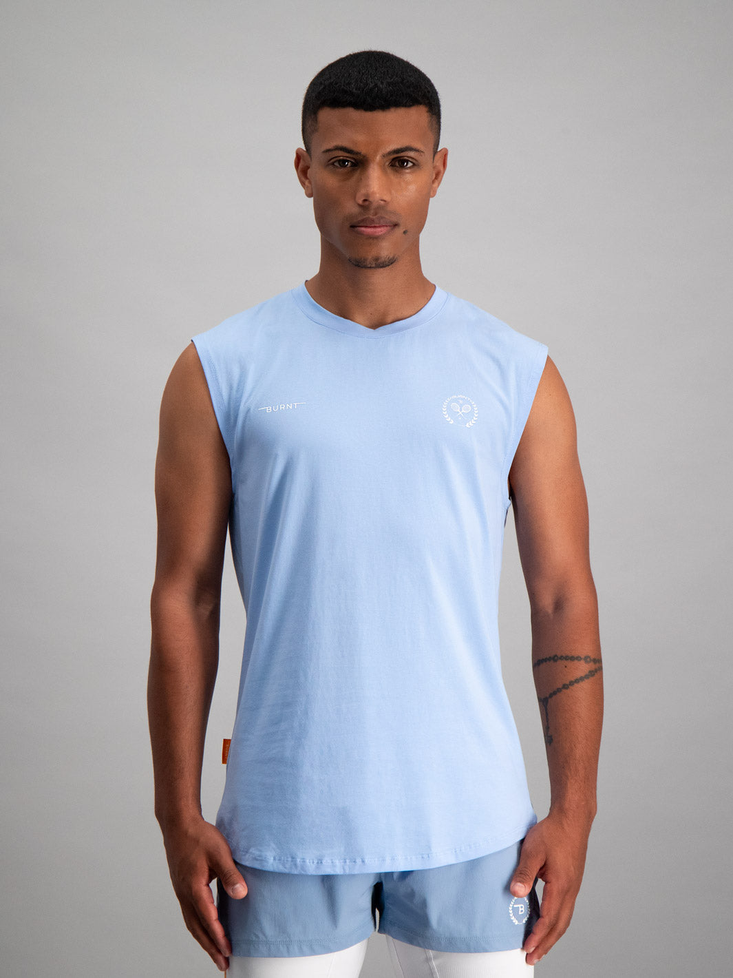 Health Muscle Tank - Blue