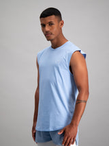 Health Muscle Tank - Blue