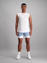 Health Muscle Tank - White