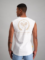 Health Muscle Tank - White