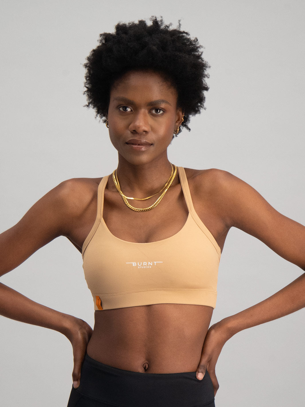 The Cali Sports Bra - Sand