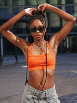 Core Sports Bra - Orange