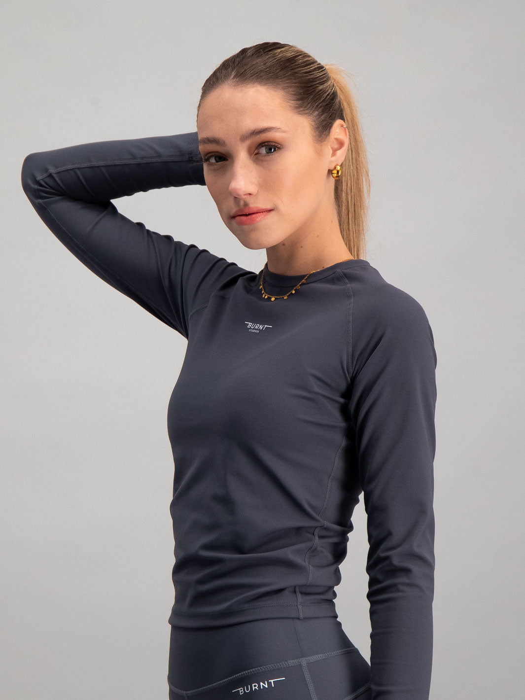 Fitted Long Sleeve - Charcoal