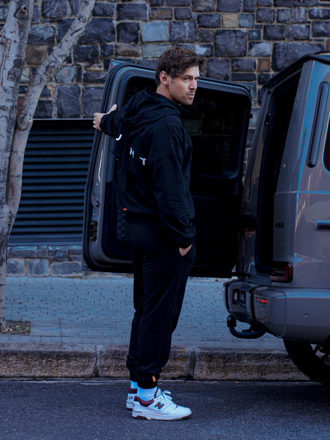 Burnt Men Activewear Training Kyoto Jogger in Black 